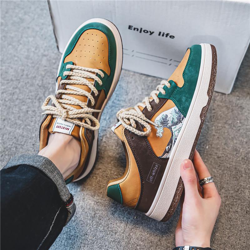 2025 Spring New Trend Niche Design Casual Flat Shoes Student Activism Hong Kong Style