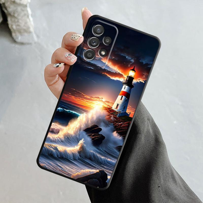 Beautiful Lighthouse Phone Case For iPhone Samsung Galaxy Redmi Xiaomi Oppo OnePlus Note S A 7 8 9 10 11 12 13 14 20 21 22 23 53 54 Pro Max Plus Ultra