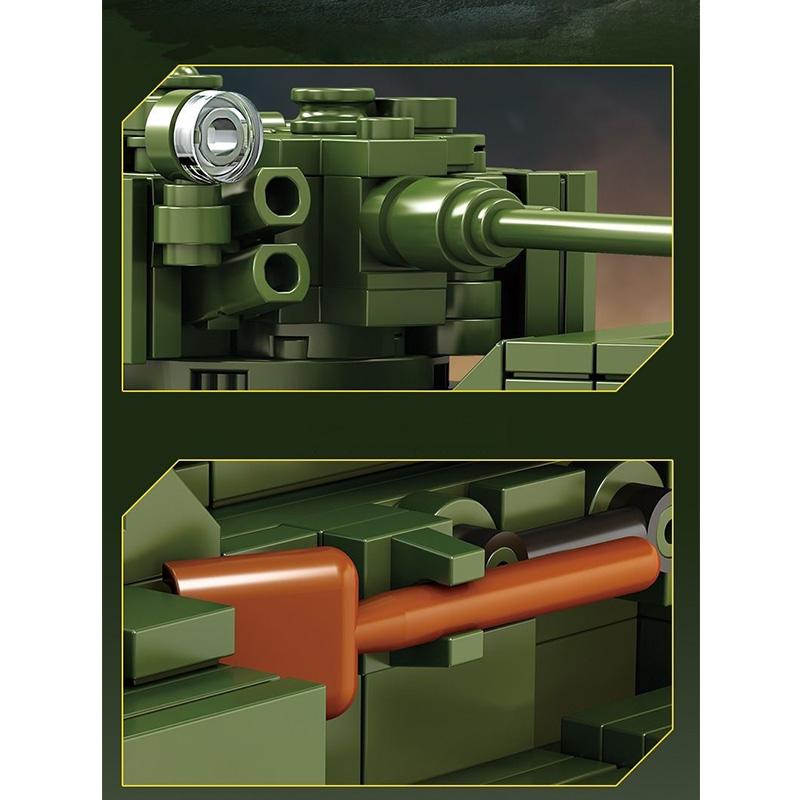 WW2 MK.IV Armored Cars Building Blocks Set Military Vehicle Model Anti Tank Self Propelled Gun MOC Bricks Toys Adults Kids Birthday Gifts