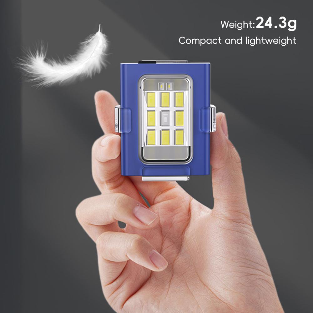 Multifunktions-LED-Lauf- und Walkinglicht für Outdoor-Sportarten, Taschenlampen, USB-wiederaufladbare Stirnlampe, Taschenlampe, Notlampe