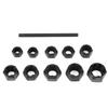 11pcs Set 919mm Damaged Nut Bolt Remover Stud Extractor Locking Socket