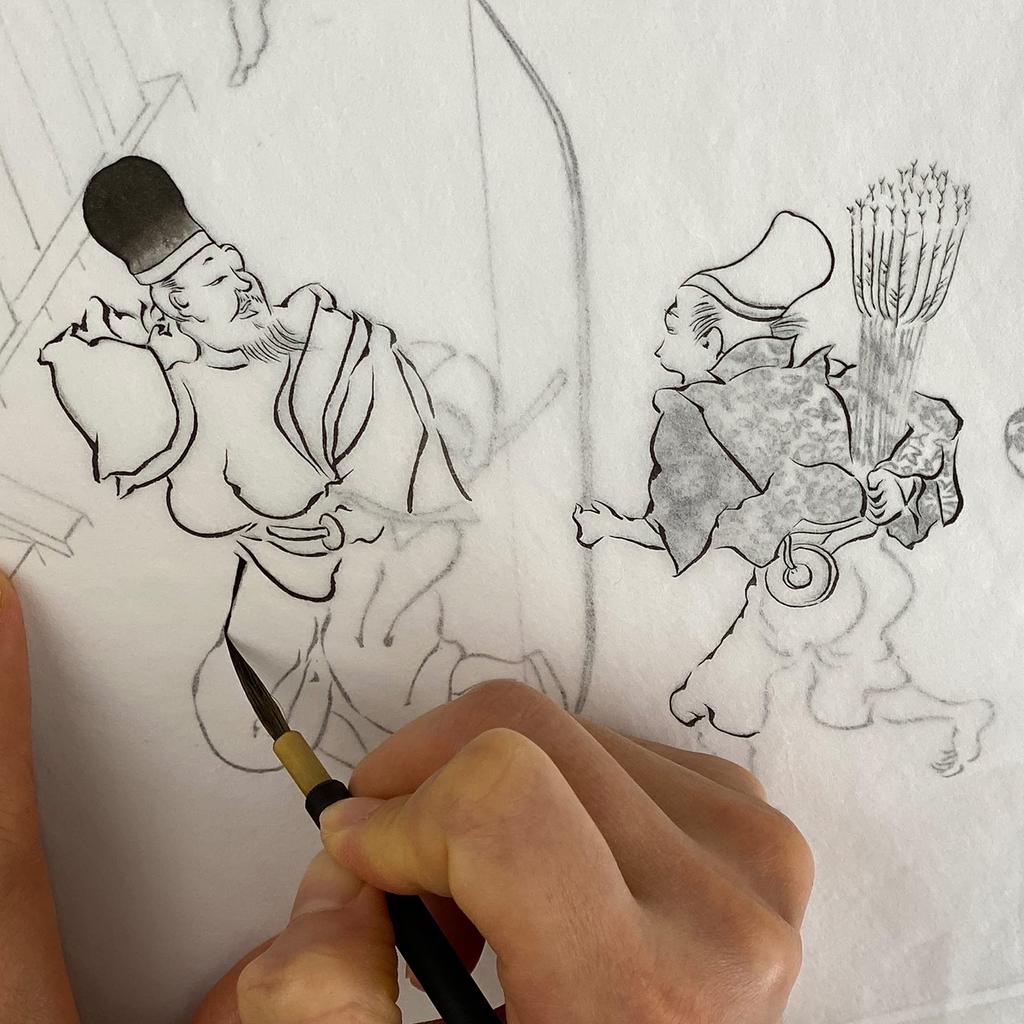 Kissho Japanese Drawing Paper from the Enjoy Dosa Drawing 10 "Draw Lines, Copying" Paper, Sheets, White, 6-58