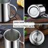 ZLIII 304 Stainless Steel Double-Wall Kids Cup with Lid, 400ml