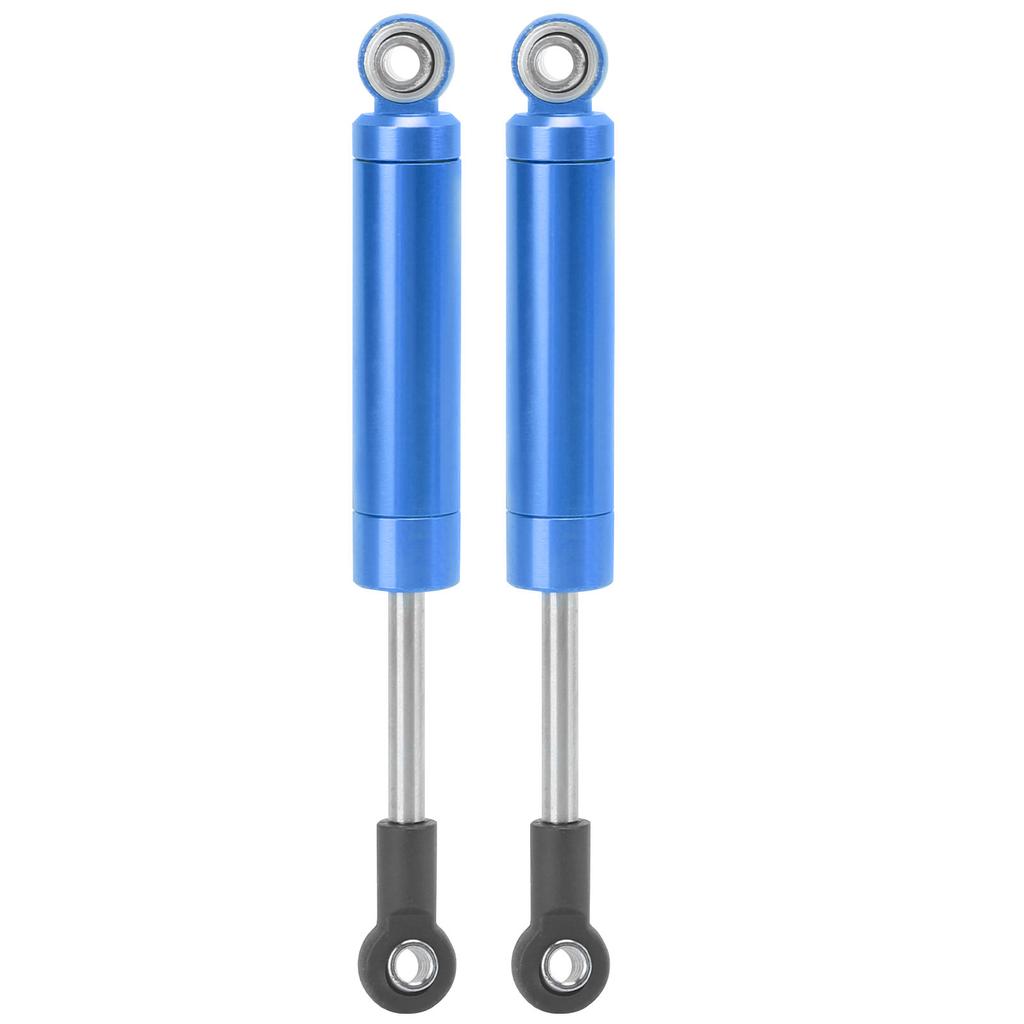 2Pcs RC 80mm Aluminum Builtin Spring Shock Absorber Damper for TRAXXAS SLASH 2WD RC Car(Blue )