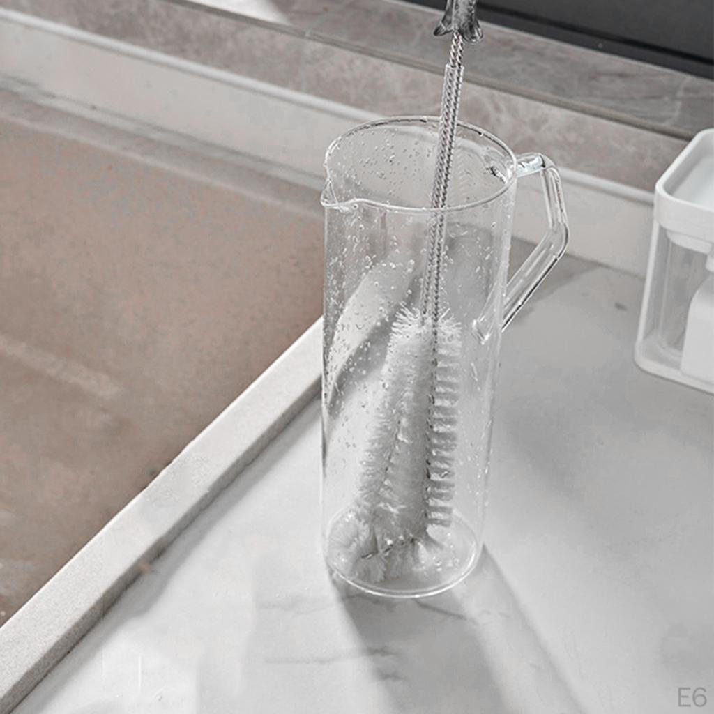 Brush Multi-Function Glassware Cleaning Bottle Cleaner for Goblets Champagne Flutes