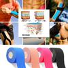 Kinesio Taping Tape for Muscle and Joint Highly and Enhanced 5cm X 5m 2-Roll Support, Stretchy, Sweat-Resistant, Performance, (Blue)