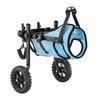 Silla de ruedas para perros de patas traseras, Silla de ruedas ajustable de 2 ruedas para mascotas, Carrito ligero para perros con ruedas amortiguadoras, Silla de ruedas de soporte de movilidad para