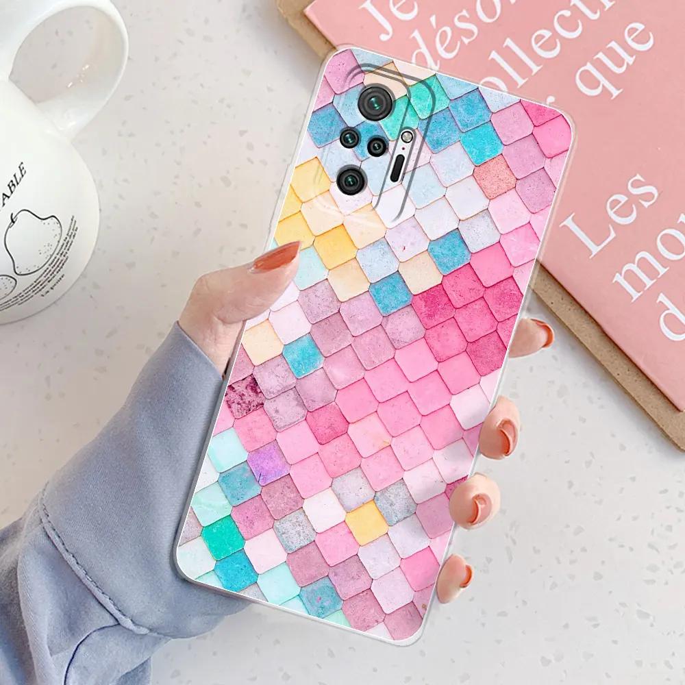 For Redmi Note10 Case Note 10s Back Cover Note 10 5G Case Clear Phone Funda Redmi 10 10C Soft Silicone Case For Redmi Note10 Pro
