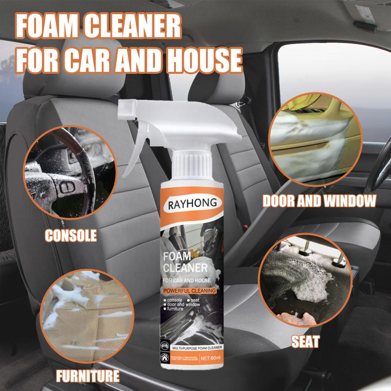New Auto Car Foam Cleaner Kits Car Seat Car Interior Leather Fabric Steering Wheel Foam Spray Wash Cleaning Agent Car Care Agent