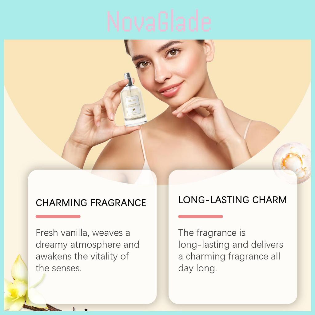 Eelhoe Vanilla Body And Hair Perfume Spray Long Lasting Fresh Floral Scent For Women