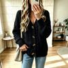 Women's Fashion Button Knit Cardigan Sweater