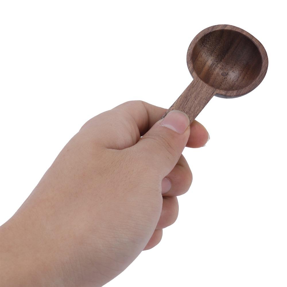 Walnuss Kaffeelöffel Eleganter Holzlöffel Kaffeezubehör Walnuss Teelöffel Kaffeezubereitung