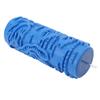 5in Pattern Paint Roller Decorative Texture Art Roller Wall Tools Soft Embossing Textured Rubber Roller for Clothes