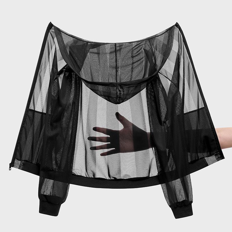 Summer  50+ UV Sun Protection Skin Coats Men Ultra-Light Sportswear Hooded Outwear Men Breathable Casual Jackets Man