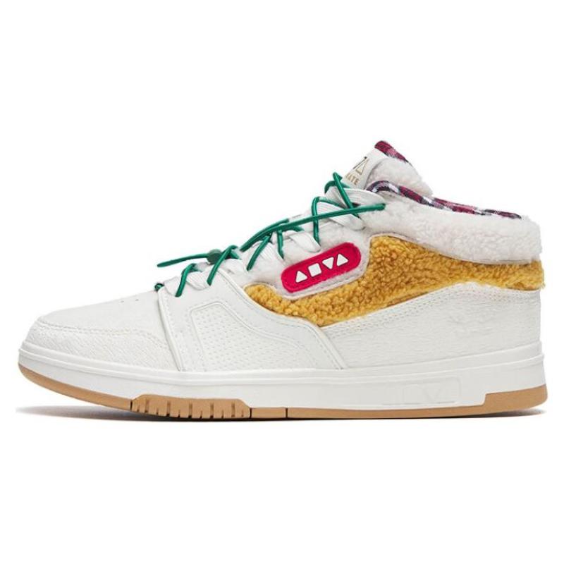 

Anta AOYU Jie Ao Thermal Slip Resistant And Abrasion Resistant Mid Top Skateboard Shoes Men s White Yellow Sneakers 112248027-1 41