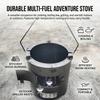 Multi-Functional Stove for Outdoor Heating Cooking BBQ with Charcoal Compatibility
