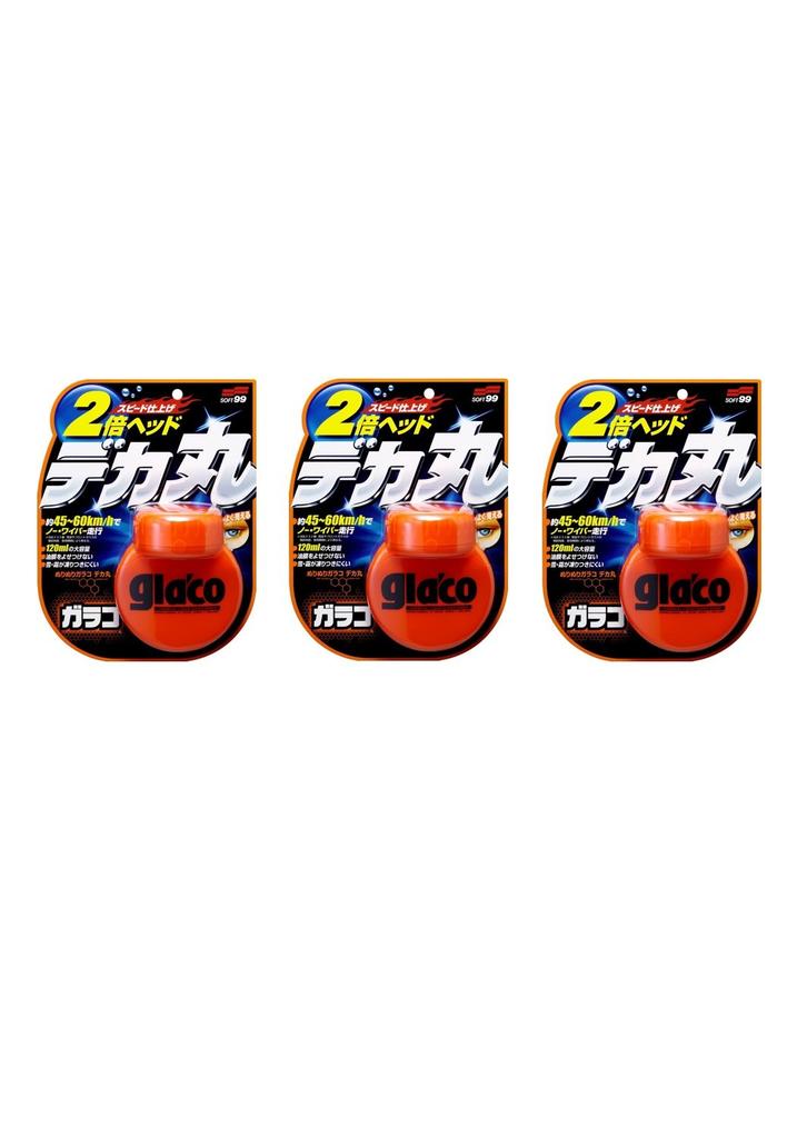 Of SOFT99 Window Care Glacodekamaru 04107 Water Repellent [Set 3]