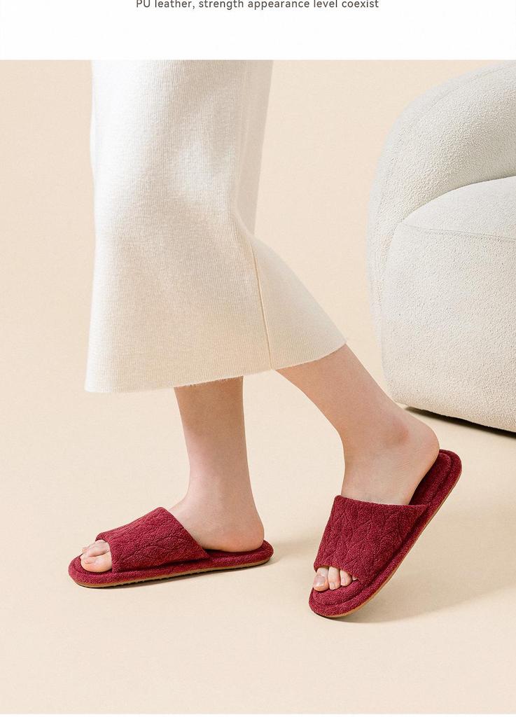 Breathable Non-Slip Indoor Slippers for Men & Women - Soft, Silent, Sweat-Absorbing, Perfect for Spring and Autumn
