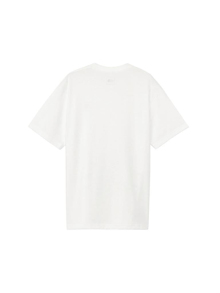 The North Face Short Sleeve Small Box Logo Quick UV L Men's Tee, Drying, Anti-Static, Protection, White,