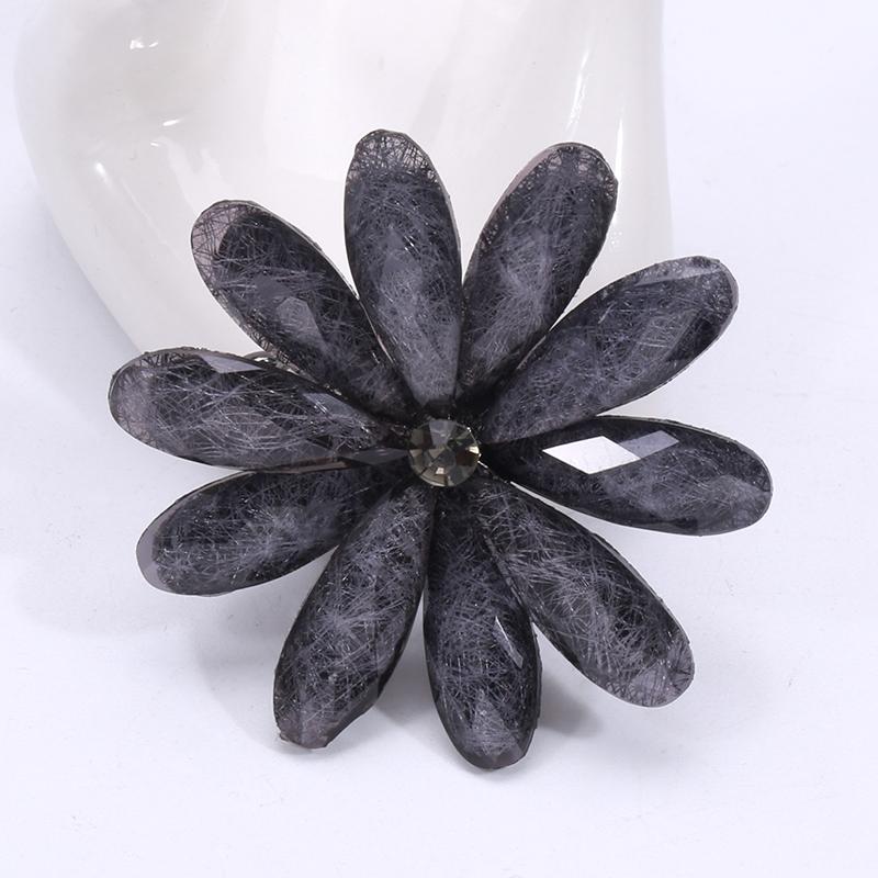 Blucome Le più nuove spille con fiori di strass lucidi per le donne, ragazze, vestiti, borse, sciarpe, corpetti, accessori per gioielli, regali