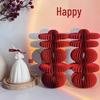 Foldable 3D Double Happiness Wedding Tabletop Ornament - High-End Wedding Room Decoration