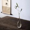 New Chinese-style Glass Vase Decoration Transparent Flower Arrangement Hydroponic Flower Container Table Living Room Decoration