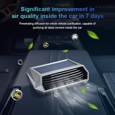 1pc, Solar Purifier, Automatic Operation, Air Purifier with Vibration Sensor, Can Significantly Improve the Air Inside the Car I