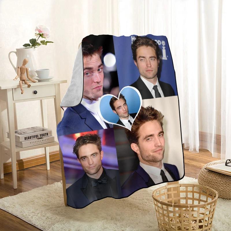 Neuer Artikel Robert Pattinson Decken Druck Weiche Decke Überwurf für Zuhause/Sofa/Bettwäsche Tragbare Reise Decke für Erwachsene 1208p