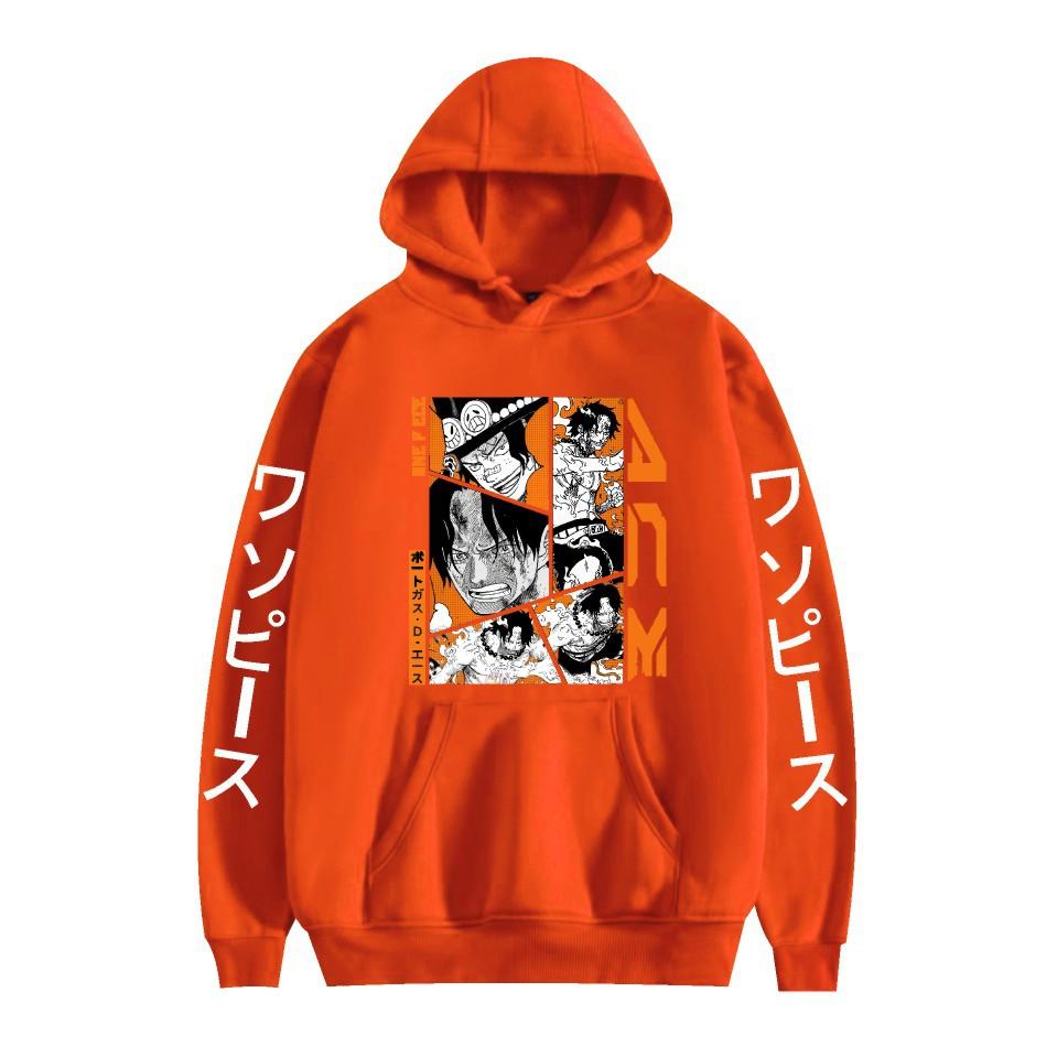 ONE PIECE Anime Hoodie Sweatshirt for Mens Womens Unisex Graphic Printed Cool Streetwear Hoodie