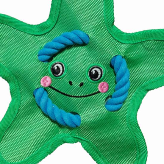 Disque Volant pour Chien en Forme d'Étoile Papier Froissé Squeaky Jouet Interactif pour Chien Jouet à Mâcher Robuste pour Chien pour Entraînement en Extérieur Rapporter Attraper Jouer