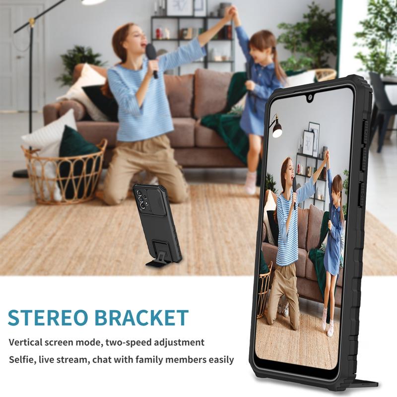 For Samsung Galaxy A33 5G Case Stand Holder Armor Phone Cases For Galaxy A33 A 33 Camera Protection Back Cover