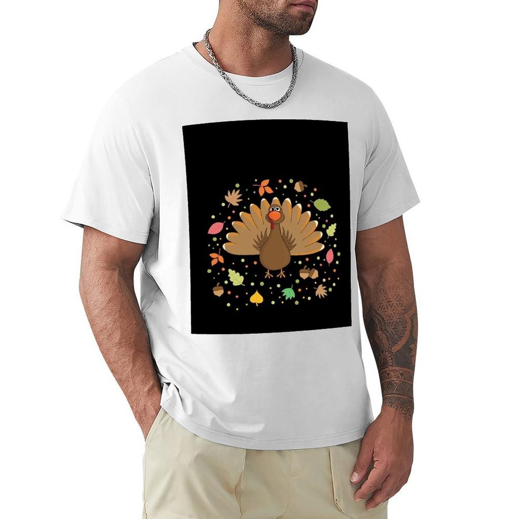 Thanksgiving Turkey TShirt custom tshirts oversized graphic tee men t shirt