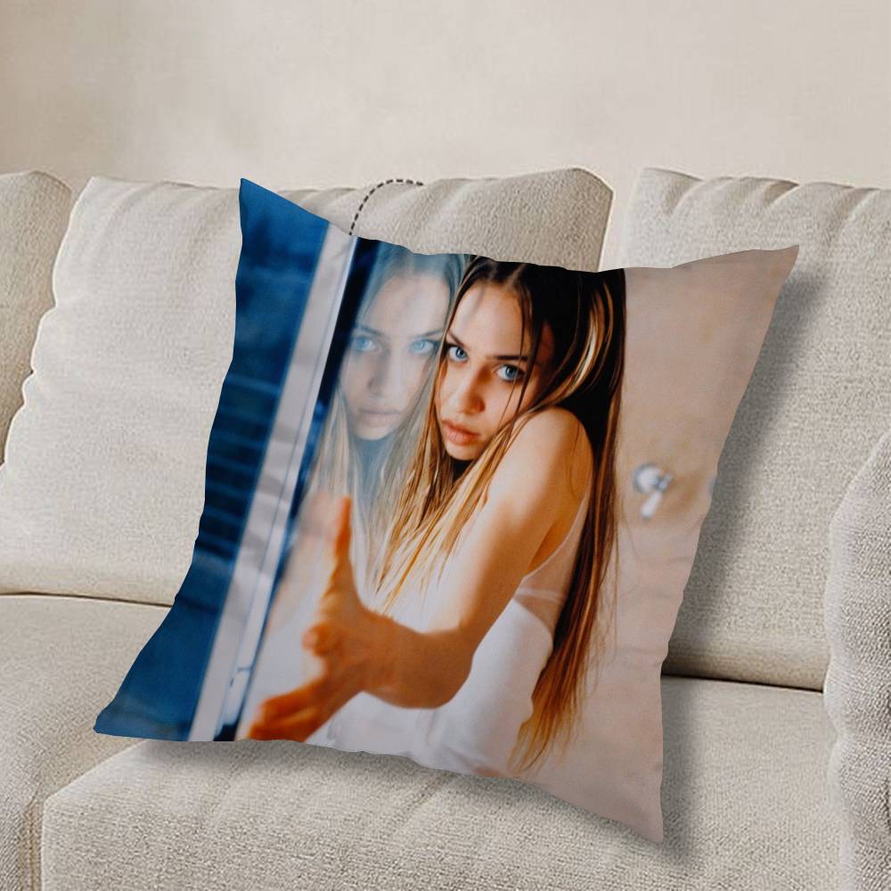 F-Fiona Apple-S I Lover Pillow Case Anti-dustmite Pillowcase Invisible zipper silky short plush Sofa cushion cover