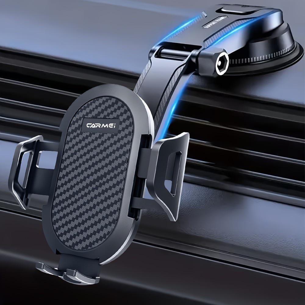 Longqi Multi-functional Car Navigation Phone Holder with Suction Cup for Dashboard