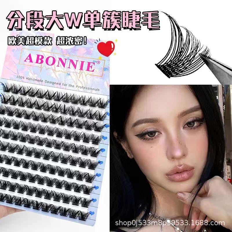 5D Voluminous Curly Fluffy Single Bundle Self-Eyelash Extensions 10-14mm
