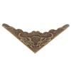 40pcs Bronze Box Corner Protectors Right Angle Edge Guard Protector  Wooden Chest
