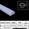 D-Shaped Silicone Sealing Strip: High-Temperature, Water-Retaining, Self-Adhesive, Anti-Collision, Shock-Absorbing for Doors & Windows
