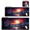 Sunset Landscape Mouse Pad Scenery Nature Mousepad XXL Natural Rubber Desk Mat Fabric Non Slip Rubber Base Desktop Mausepads