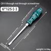 Super Hard High Manganese Steel Impact Screwdriver - Extended Heavy-Duty Bit for Auto & Woodworking Repairs