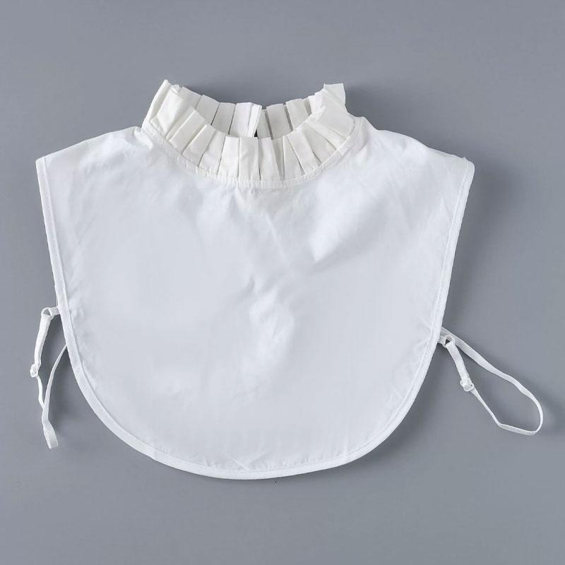 Classic Cotton Fake Collar Half Shirt Fuax Collar for Women Fashion Detachable Lady Shirt False Collar