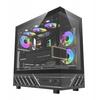PC Case - DARKFLASH - DS950 - 6 Fans - Black - Tempered Glass