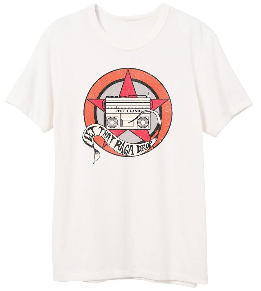 Let That Raga Drop Rock The Casbah Combat Rock T-Shirt The Clash Unisex T-Shirt S