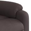 Relaxation Armchair Dark Brown Fabric