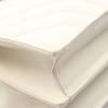 Used YVES SAINT LAURENT Shoulder Bag Leather White Used Women