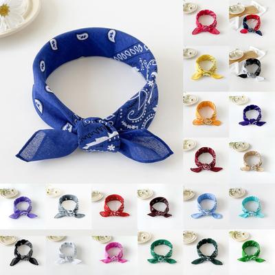 Ladies' Hip Hop Street Dance Square Scarf Cycling Mask Outdoor Sports Silk Scarf