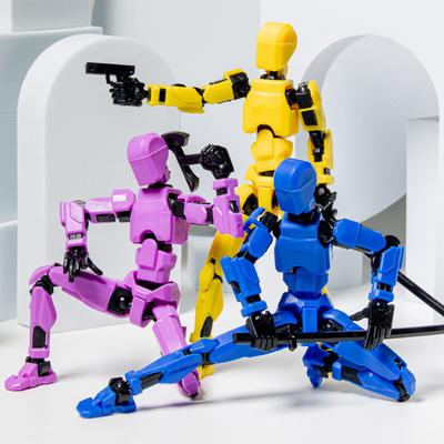 Titan 13 Action Figures T13 Figure 3D Printed Multi-Jointed Movable Lucky 13 Action Figure Nova 13 Action Figure Dummy