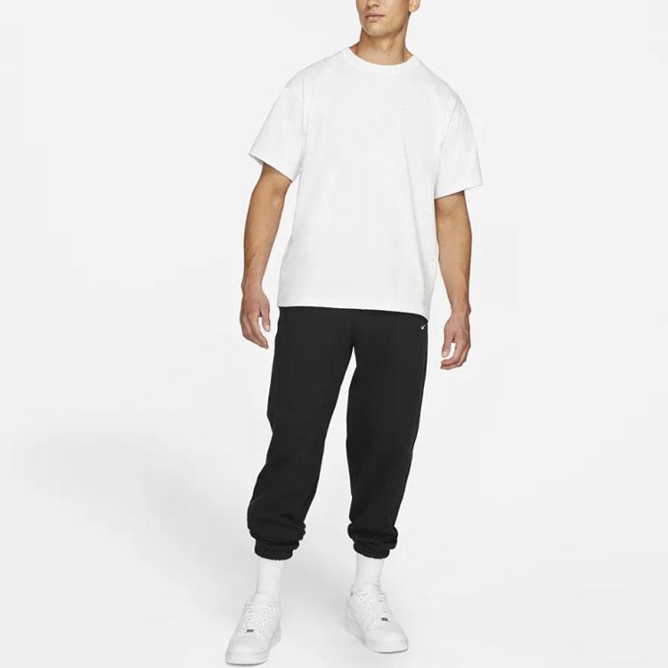 Nike Solid Color Sport Crew Neck T-Shirt Men Tops White CQ4006-100