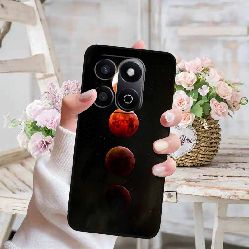 Soft Silicone Case For Honor X7c 4G 5G Cover Cat Painted Lovely Back Cover for Huawei Honor X7C 5G Phone Case HonorX7C TPU Para