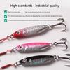 5Pcs Sinking Fishing Baits Cast Jigging Spoon Lures High Reflective Baits Casting Jigs Saltwater Fishing Accessories