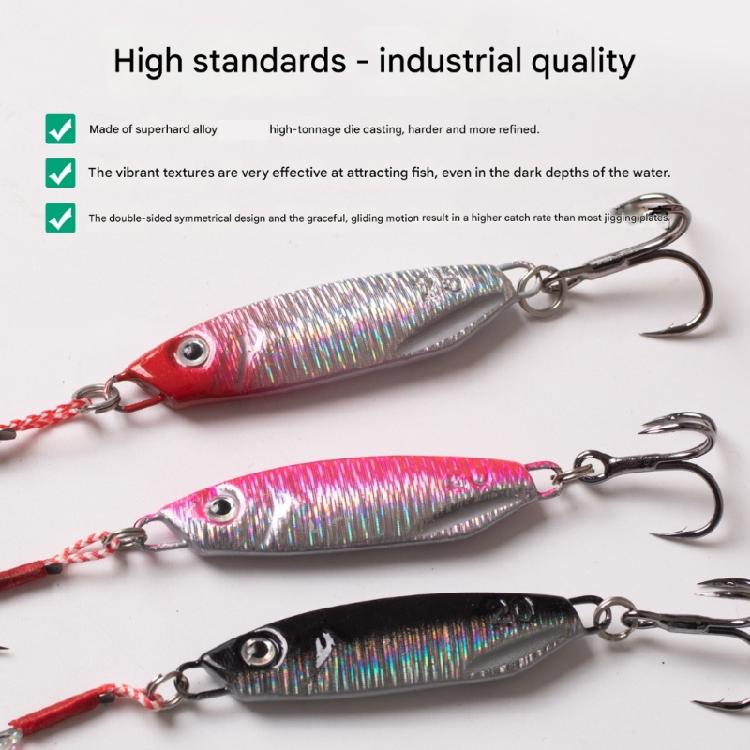5Pcs Sinking Fishing Baits Cast Jigging Spoon Lures High Reflective Baits Casting Jigs Saltwater Fishing Accessories